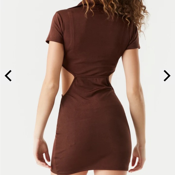 NWT brown short sleeve dress - Picture 3 of 4